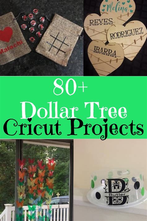 dollar tree cricut projects