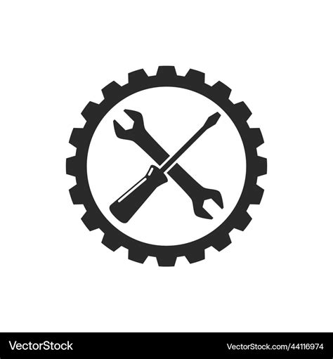 maintenance logo icon royalty  vector image
