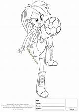 Equestria Coloring Pages Pony Rainbow Little Getdrawings sketch template