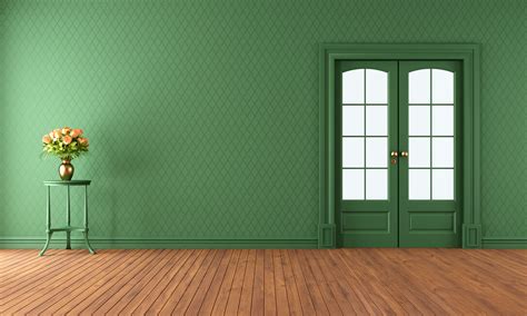 empty green living room  sliding door garretts moving  blog
