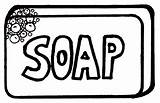 Soap Coloring Do2learn Words Teeth Brush Bath Picturecards sketch template