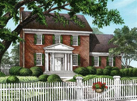 plan wp classic colonial home plan colonial house plans brick exterior house colonial