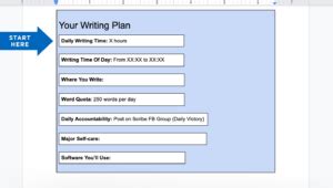 time  writing  tips  busy authors