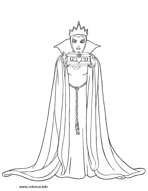 evil queen coloring pages printable coloring pages