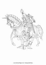 Knight Squire Colouring Pages Coloring Knights Armor Medieval Book Castle Sheets Fort Bailey Motte Activityvillage Chateau Adult Color Printable Become sketch template