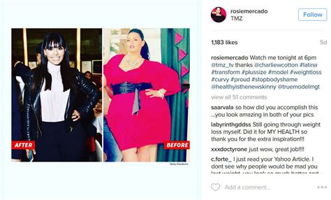 Plus Size Model Rosie Mercado Received Death Threats After Losing A