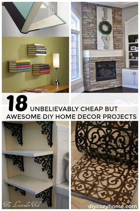 18 Unbelievably Cheap But Awesome Diy Home Decor Projects