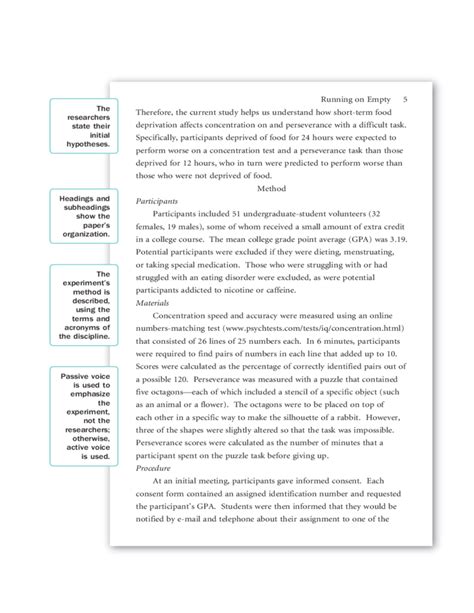 sample  papers   sample  format title page templates