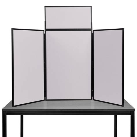 folding table top display boards grey  panel maxi  panel warehouse display boards
