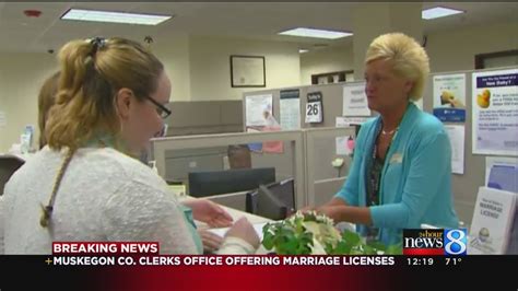 1st Same Sex Couples Apply For Marriage Licenses In West Mich Youtube