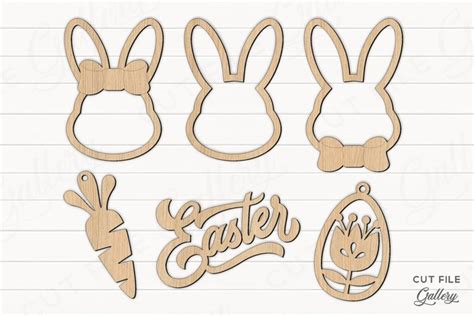 bunny basket tag svg easter bunny svg easter laser cut