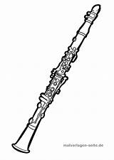 Klarinette Malvorlage Musikinstrumente Malvorlagen Clarinet Clarinete Instrumente Zeichnung Malen Klarinetten Musikinstrument Motiv Kostenlose Clarinetes sketch template