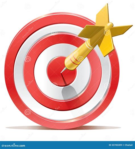 red darts target aim royalty  stock images image