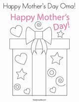 Coloring Oma Happy Mothers Mother Print Pages Ll sketch template