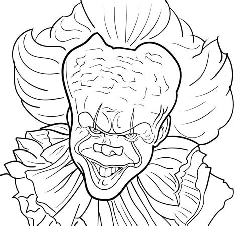 printable pennywise coloring page aimmiadreena porn sex picture