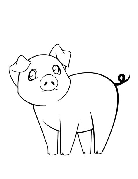printable pig coloring pages coloringmecom