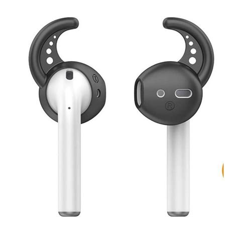 pairs airpod ear hooks  apple airpods   earpods silicone ear hooks tips covers