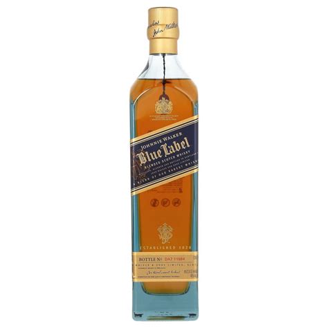 whisky johnnie walker blue label  ml  bodegas alianza