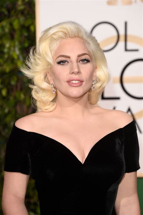 Popsugar Uk Lady Gaga Photos Platinum Blonde Hair Color Hairstyle