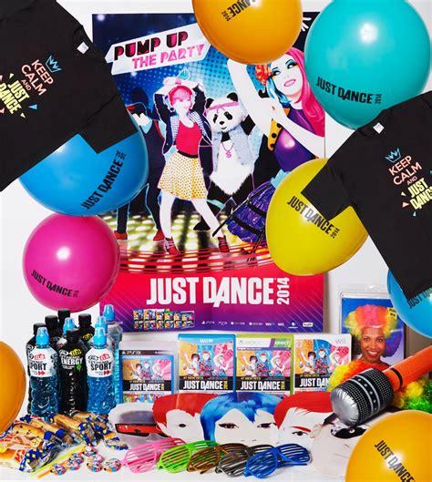 justdance party pack including  shirts  dance   dance party packs