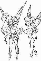 Coloring Fairies Disney Pages Printable Popular sketch template