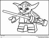 Coloring Wars Star Pages Yoda Print Popular sketch template