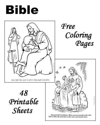 bible color pages  print