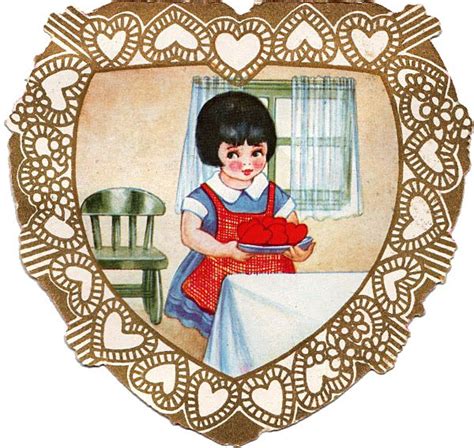 2 Cute Vintage Valentines The Graphics Fairy
