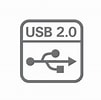 Image result for USB 2.0 ロゴ. Size: 101 x 100. Source: progear.guru