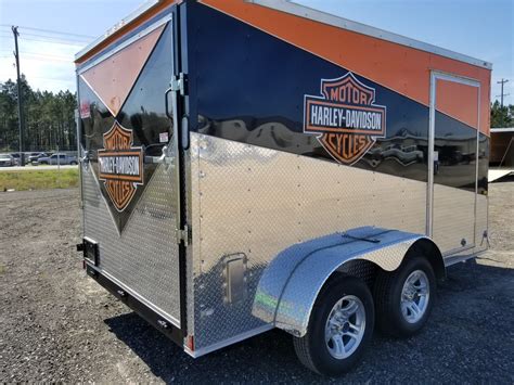 harley davidson motorcycle trailer ad  usa cargo trailer