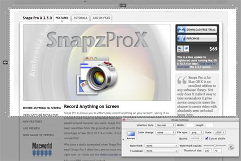 snapz pro  updated  mountain lion compatibility retina support