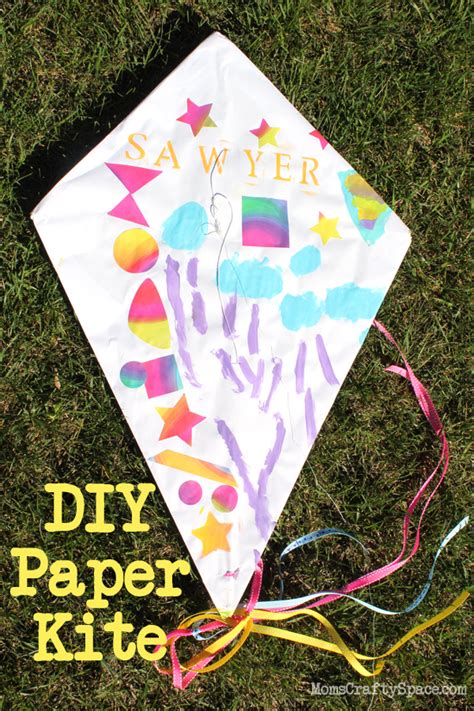 kids craft diy paper kite happiness  homemade