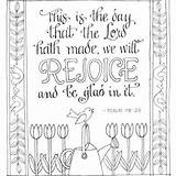 Verse Rejoice Psalm sketch template