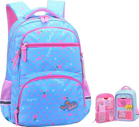Girls Backpacks For Elementary Polk Dots School Bag For