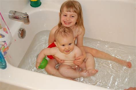 brother sister bath