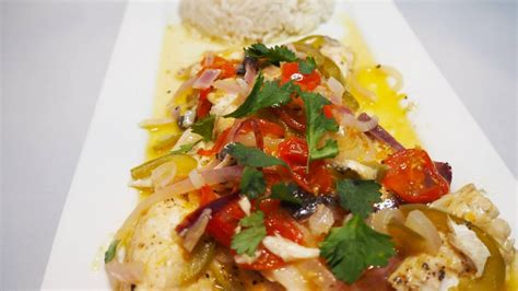 Quick And Simple Recipe Of Oven Baked Sea Bass With White