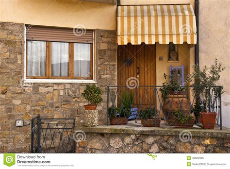 traditional italian home stock photo image  facade