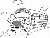 Colorat Planse Autobuzul Scolii Sfatulparintilor Copii sketch template