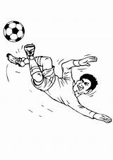 Bola Futebol Jogador Chutando Cristiano Desenhar Colorear Pateando Pelota Saudi Feito Paintball Jugador Jugando Alguns Colorironline sketch template