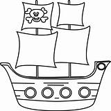 Piratenschiff Piraten Malvorlage Mycutegraphics Piratenschiffe Clipground Pngkey Schiff sketch template