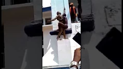 sexdoll man performing sexual act on a statue youtube