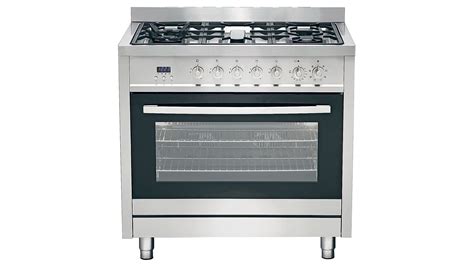 Euromaid 90cm Freestanding Electric Oven With Gas Cooktop