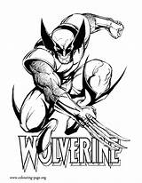 Wolverine Men Coloring Pages Colouring Claws Adamantium His Superhero Choose Board Print He Printable sketch template