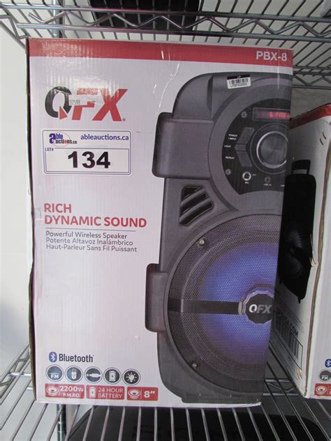 qfx  powerful wireless speaker  bluetooth model pbx   auctions