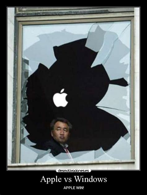 apple  windows desmotivaciones