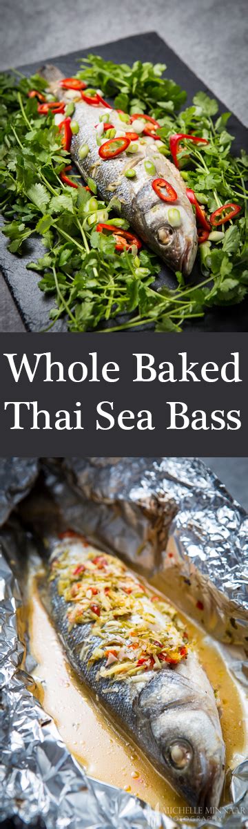 Whole Baked Thai Sea Bass