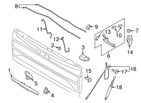 tailgate   ford   super duty oem ford parts