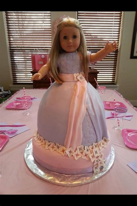 american girl cake was posted on another site and i love it