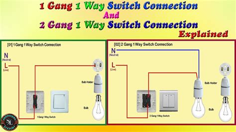 gang  gang   switch connection   wire  gang