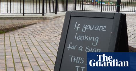 witty sandwich boards in pictures guardian small business network